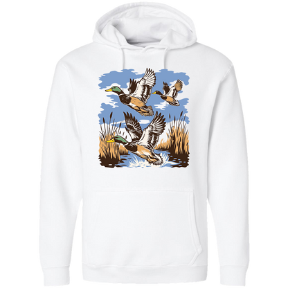 Vintage Ducks Adult Hoodie