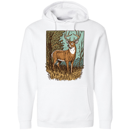 Vintage Deer Adult Hoodie