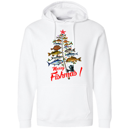 Merry Fishmas Adult Hoodie