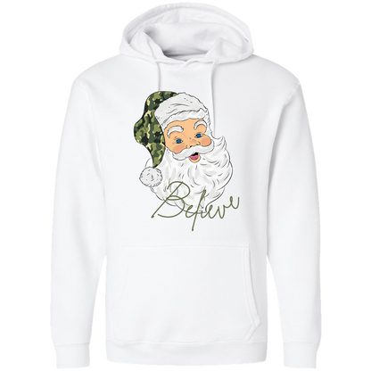 Believe in Santa Adult Hoodie