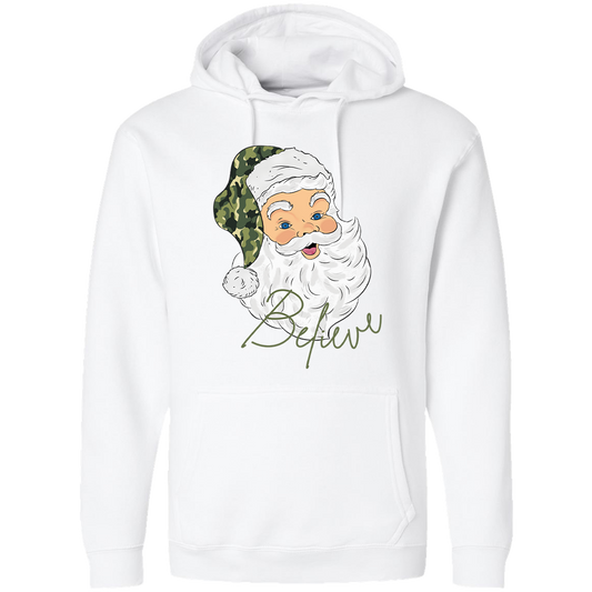 Believe in Santa Adult Hoodie