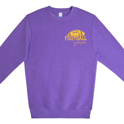 Football Season Women's Crew Neck Sweatshirt