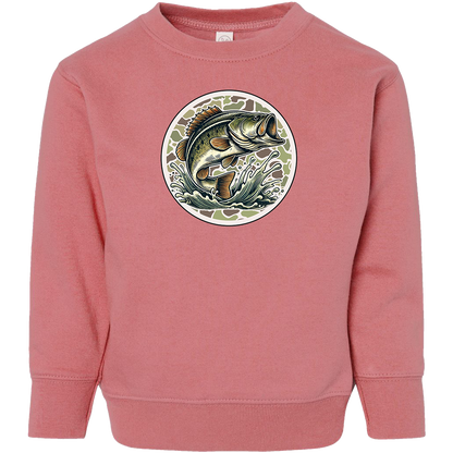 Jumping Bass Kids Crew Neck Sweatshirt