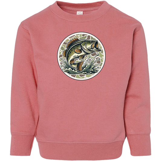 Jumping Bass Kids Crew Neck Sweatshirt