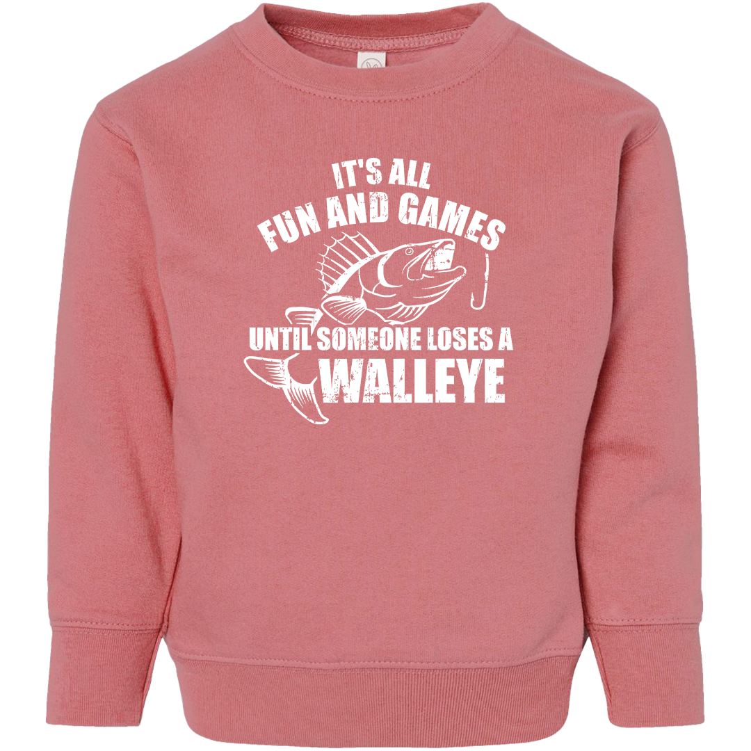Walleye Games Kids Crew Neck Sweatshirt