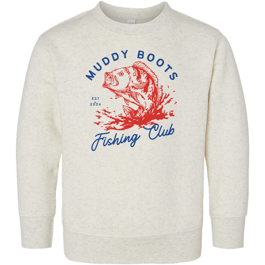 MB Fishing Club Toddler Crew Neck Sweatshirt