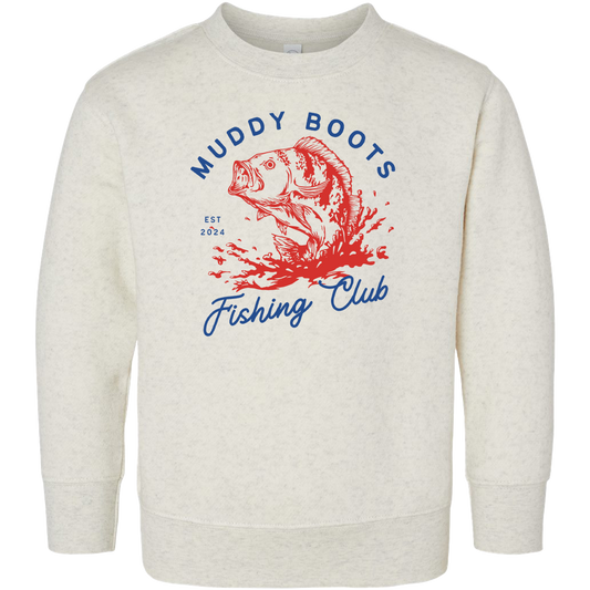MB Fishing Club Toddler Crew Neck Sweatshirt