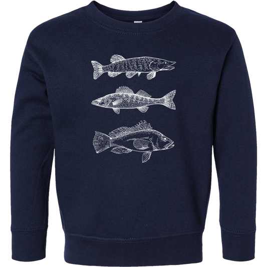 Midwest Fish Kids Crew Neck Sweatshirt