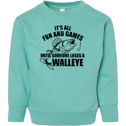 Walleye Games Toddler Crew Neck Sweatshirt