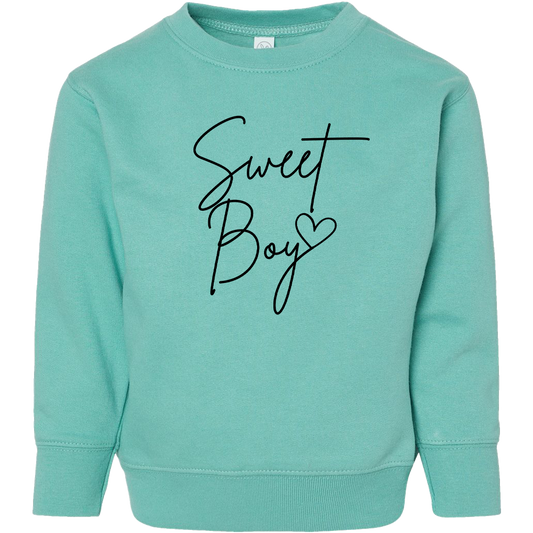 Sweet Boy Kids Crew Neck Sweatshirt