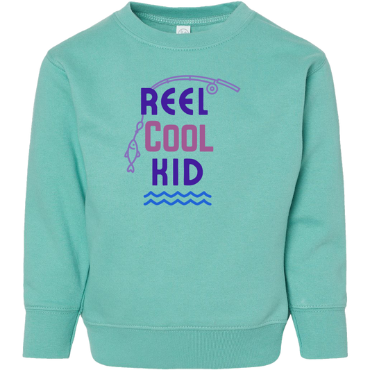 Reel Cool Kid Toddler Crew Neck Sweatshirt