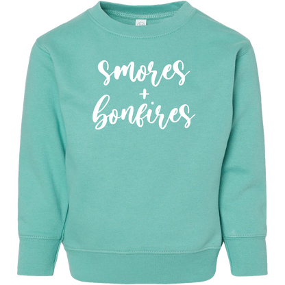 S'mores and Bonfires Toddler Crew Neck Sweatshirt