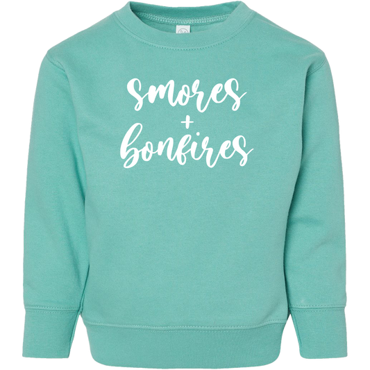 S'mores and Bonfires Toddler Crew Neck Sweatshirt