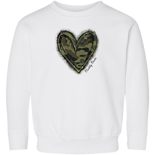 Hidden Heart Toddler Crew Neck Sweatshirt