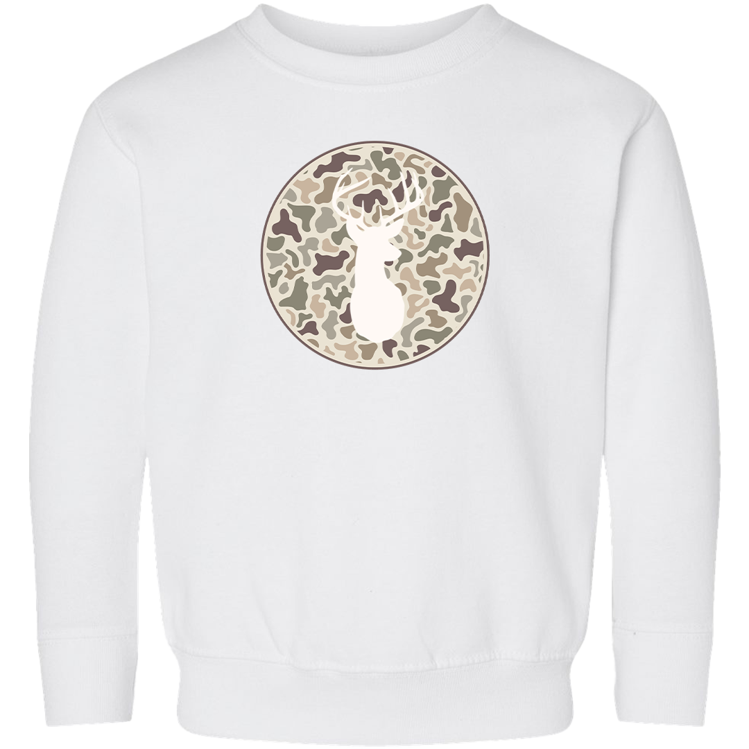 Whitetail Toddler Crew Neck Sweatshirt