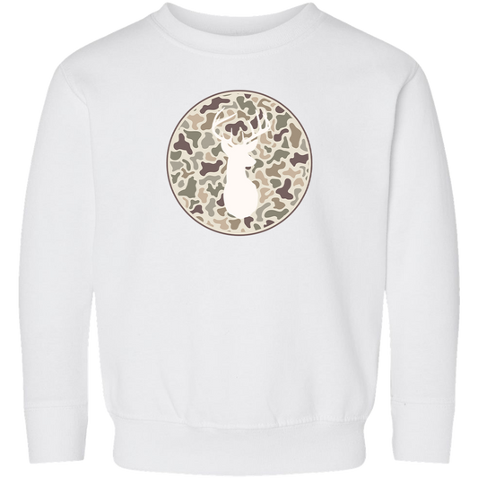 Whitetail Toddler Crew Neck Sweatshirt