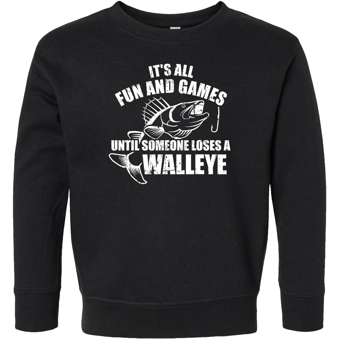 Walleye Games Kids Crew Neck Sweatshirt