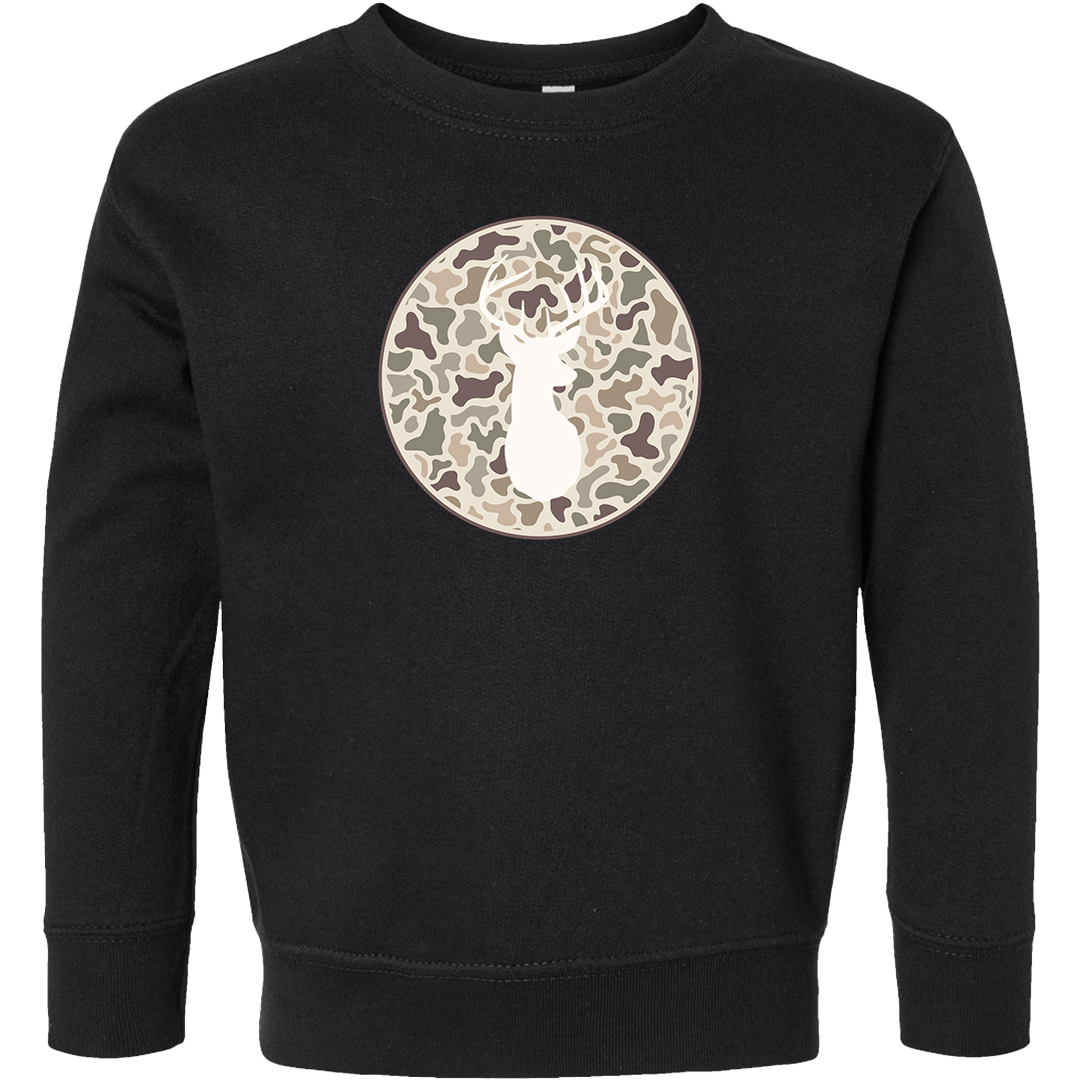 Whitetail Toddler Crew Neck Sweatshirt