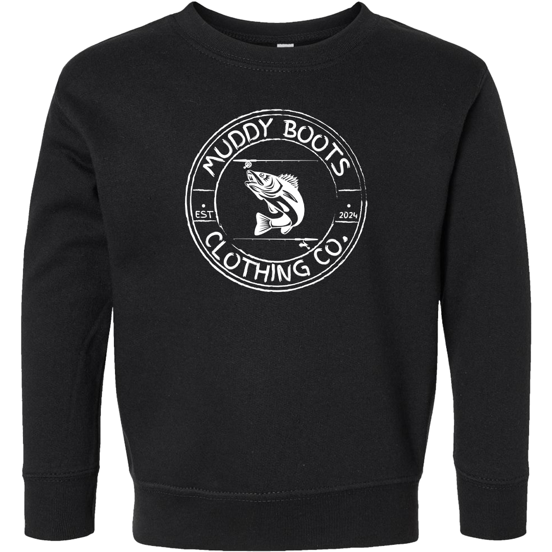 Rod Bending Toddler Crew Neck Sweatshirt