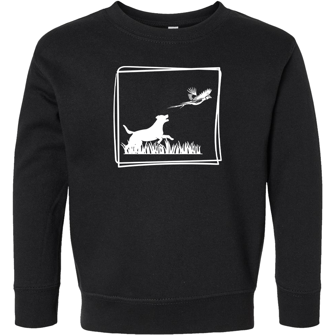 Pheasant Flush Kids Crew Neck Sweatshirt