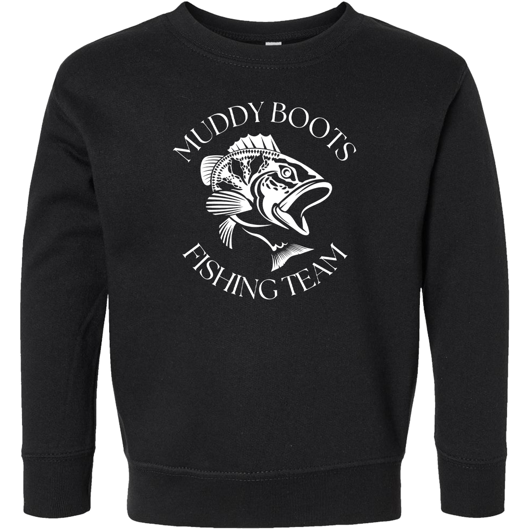 Fishing Team Toddler Crew Neck Sweatshirt