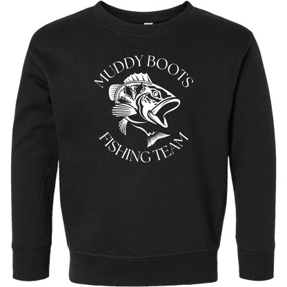 Fishing Team Toddler Crew Neck Sweatshirt