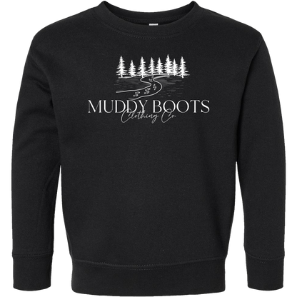 Muddy Boots Toddler Crew Neck Sweatshirt