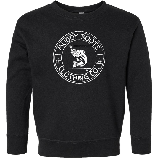 Rod Bending Kids Crew Neck Sweatshirt