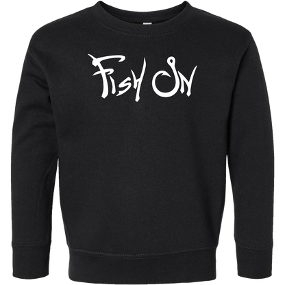 Fish On Kids Crew Neck Sweatshirt