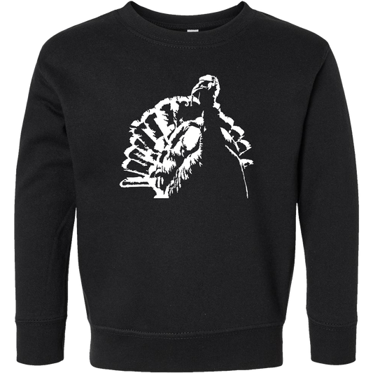 Turkey Contour Toddler Crew Neck Sweatshirt