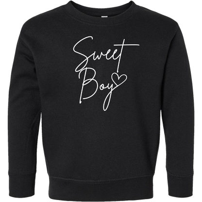 Sweet Boy Kids Crew Neck Sweatshirt