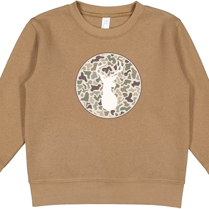 Whitetail Toddler Crew Neck Sweatshirt