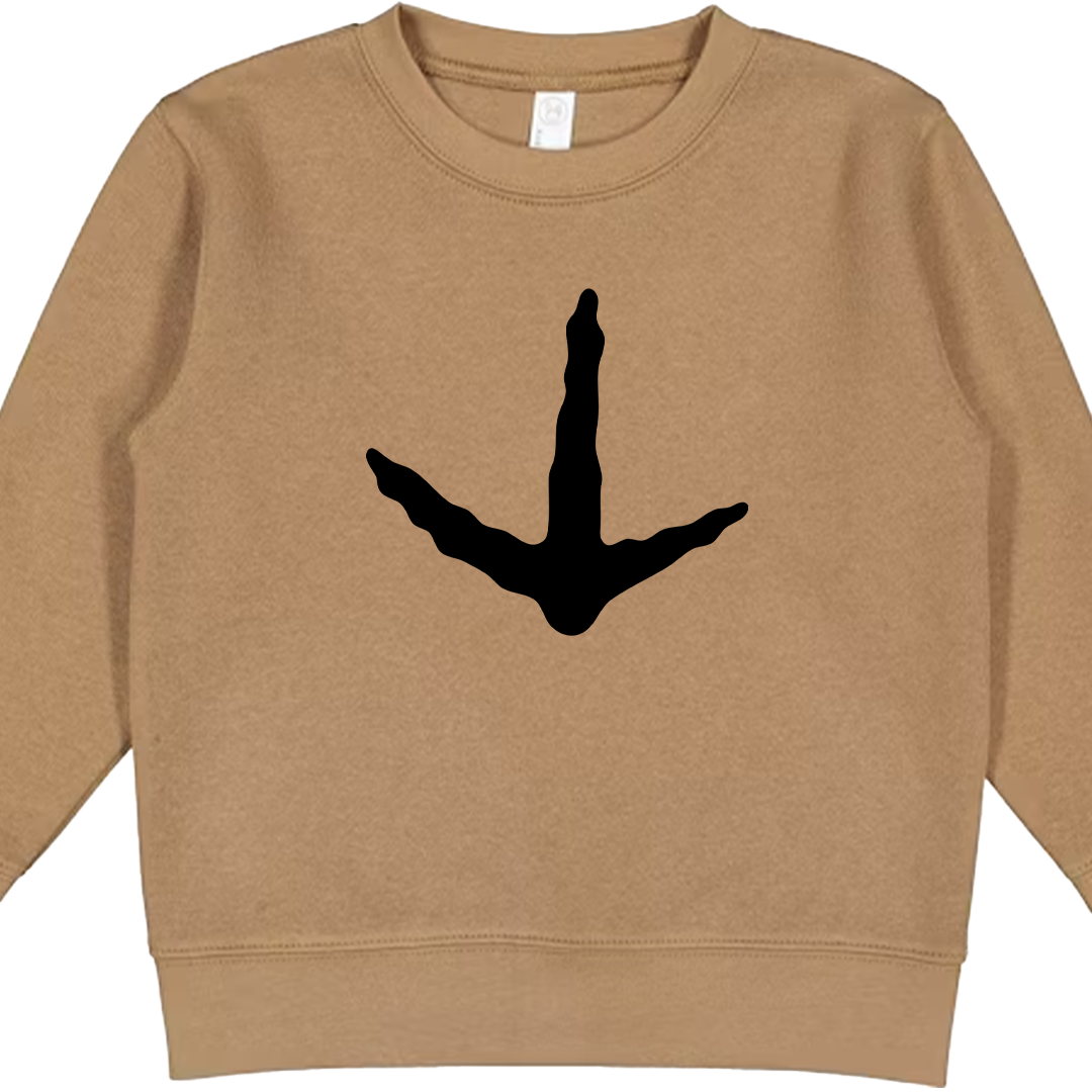 Turkey Toes Kids Crew Neck Sweatshirt