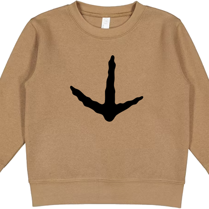 Turkey Toes Kids Crew Neck Sweatshirt