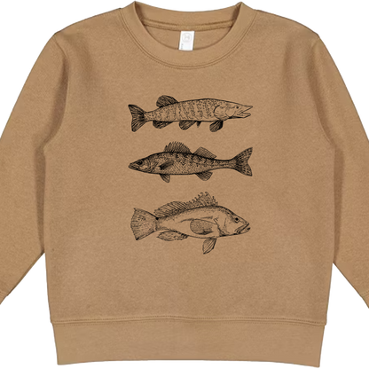 Midwest Fish Kids Crew Neck Sweatshirt