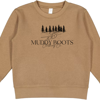 Muddy Boots Toddler Crew Neck Sweatshirt
