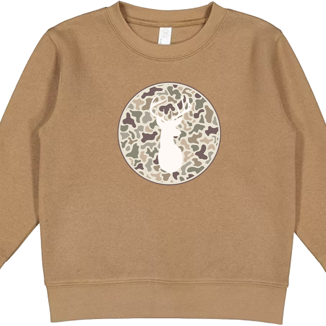 Whitetail Kids Crew Neck Sweatshirt