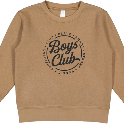 Boys Club Kids Crew Neck Sweatshirt