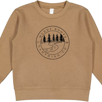 Muddy Trails Toddler Crew Neck Sweatshirt