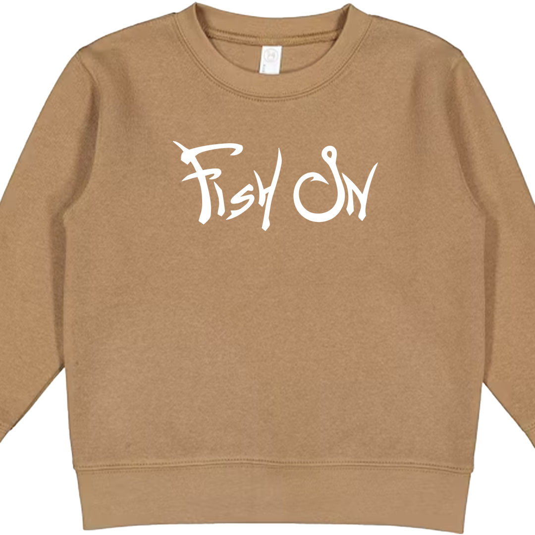 Fish On Kids Crew Neck Sweatshirt