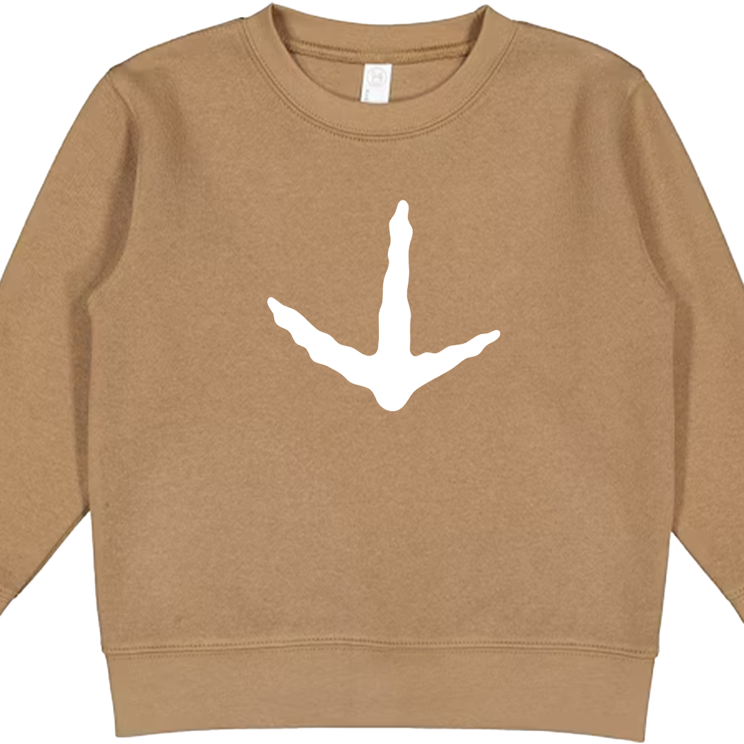 Turkey Toes Kids Crew Neck Sweatshirt