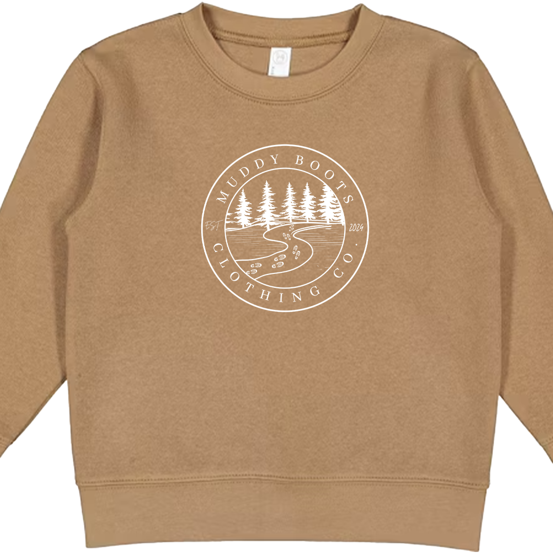 Muddy Trails Kids Crew Neck Sweatshirt