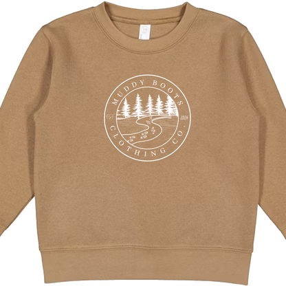 Muddy Trails Toddler Crew Neck Sweatshirt
