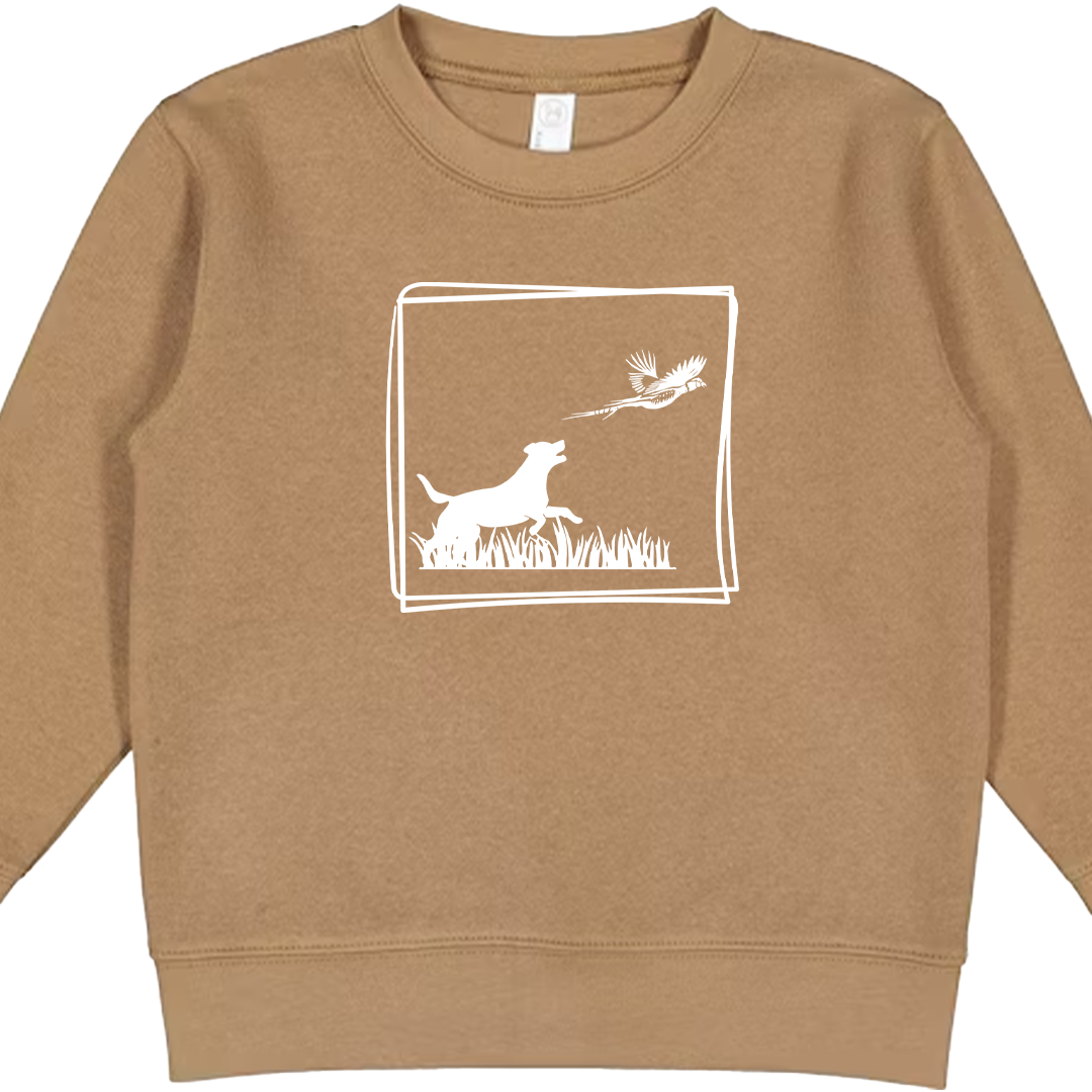 Pheasant Flush Toddler Crew Neck Sweatshirt
