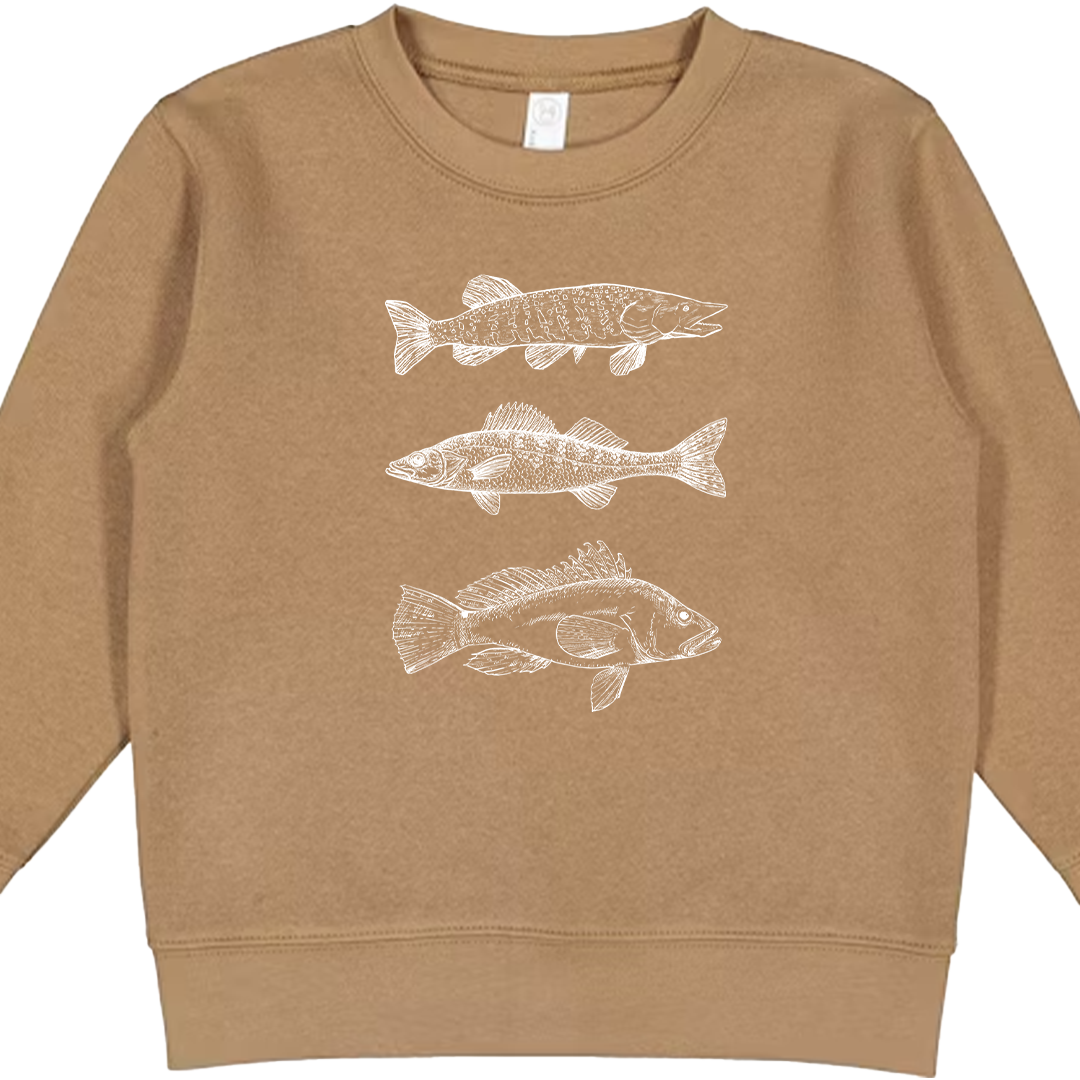 Midwest Fish Kids Crew Neck Sweatshirt