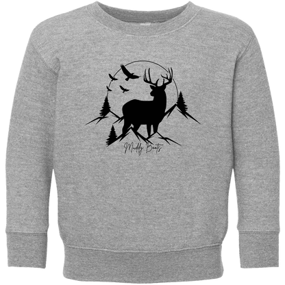 Mountain Deer Kids Crew Neck Sweatshirt
