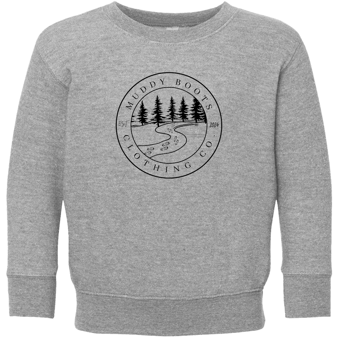 Muddy Trails Kids Crew Neck Sweatshirt