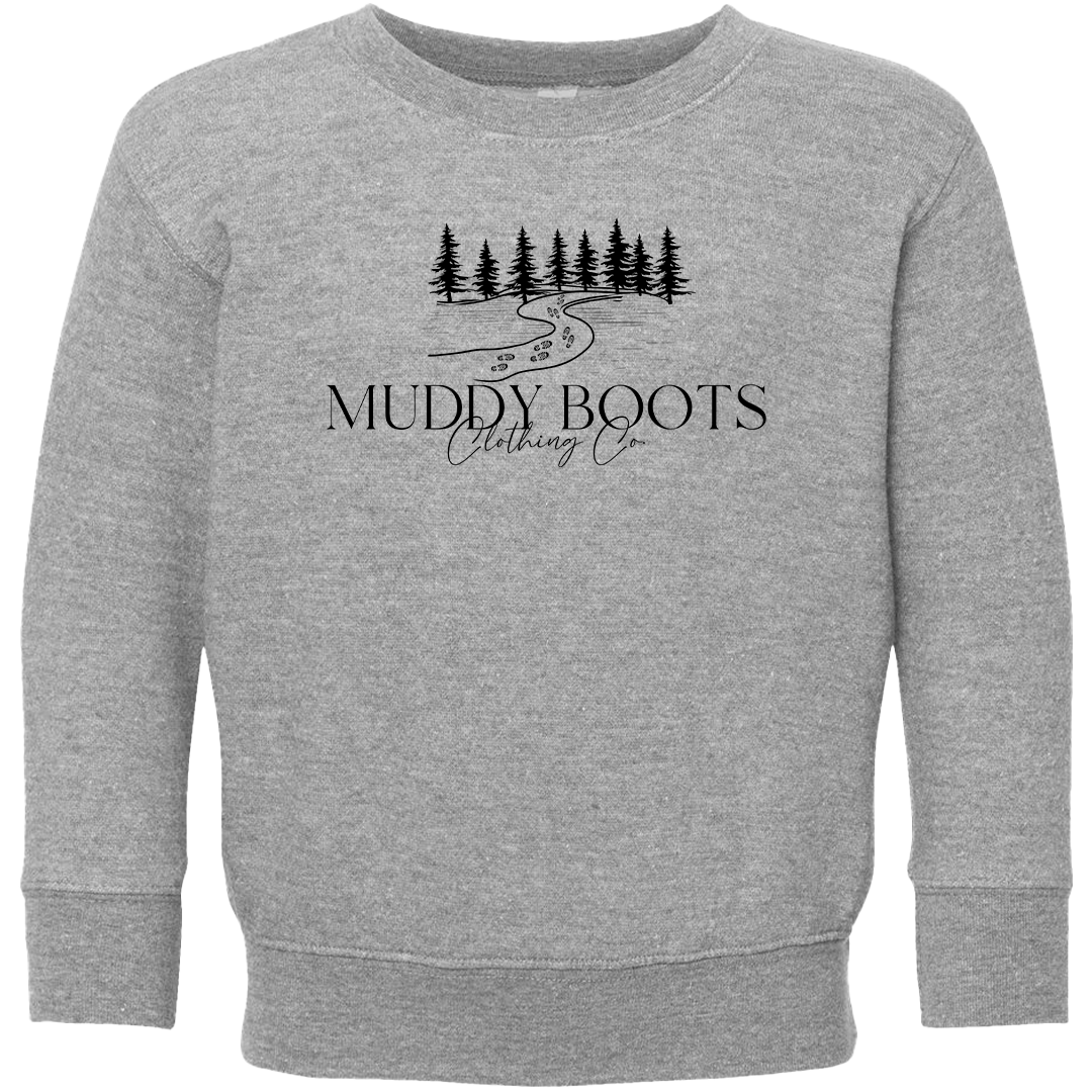 Muddy Boots Toddler Crew Neck Sweatshirt