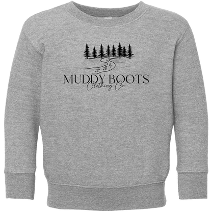 Muddy Boots Toddler Crew Neck Sweatshirt