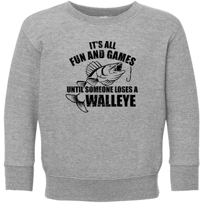 Walleye Games Kids Crew Neck Sweatshirt